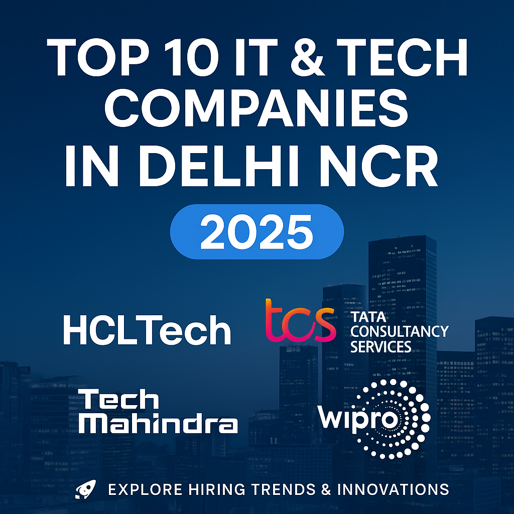 IT & Tech Companies in Delhi NCR to Watch in 2025