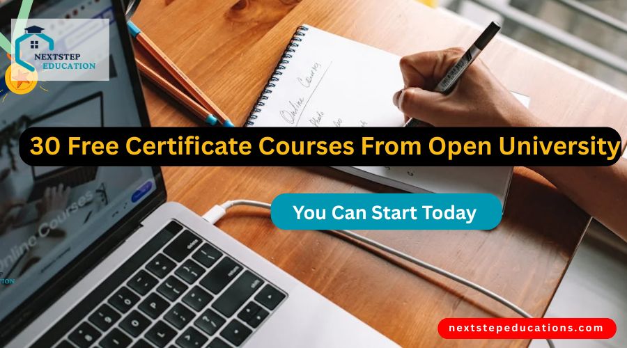 30 Free Certificate Courses From Open University