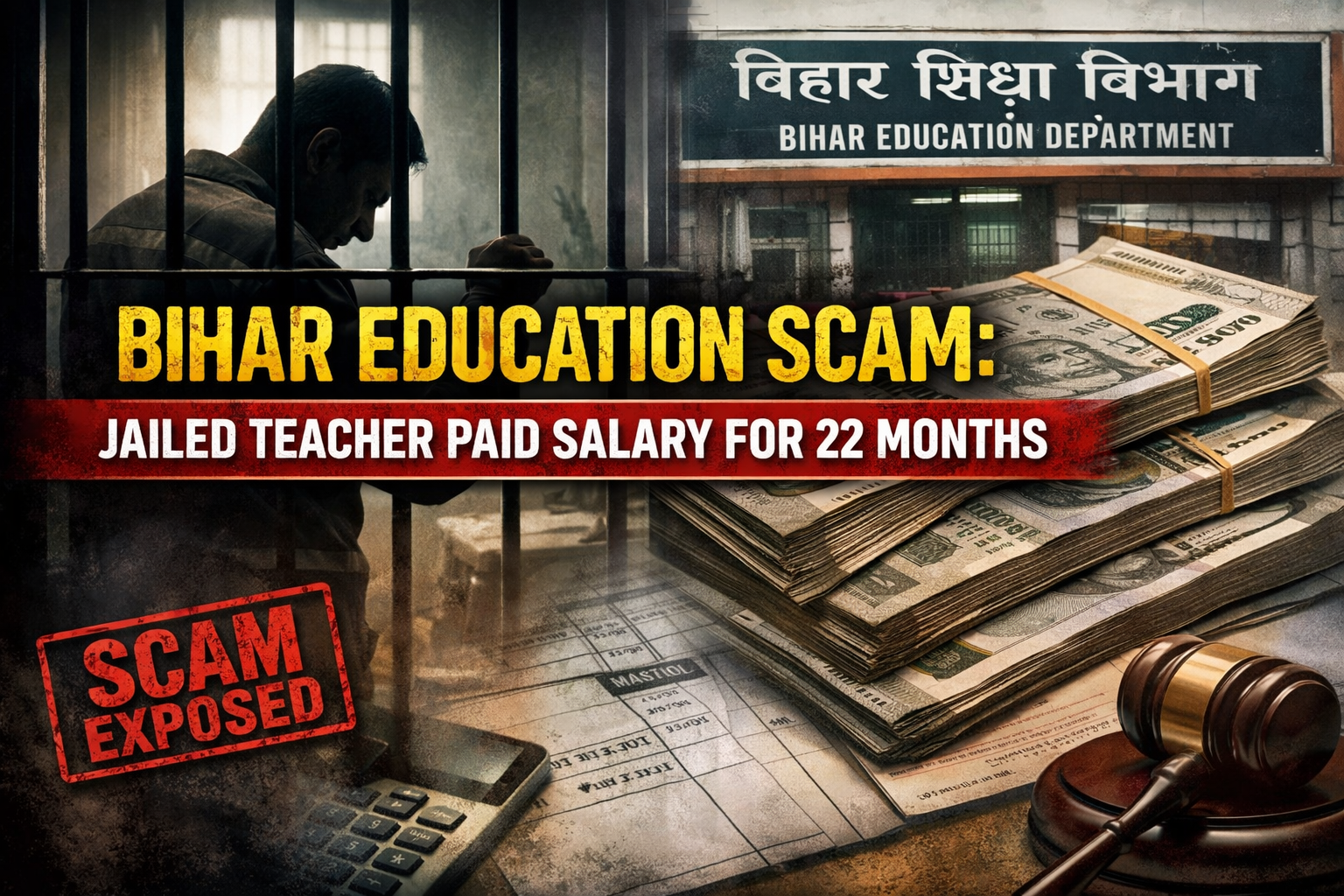 Bihar Education Scam: Jailed Teacher Paid Salary for 22 Months