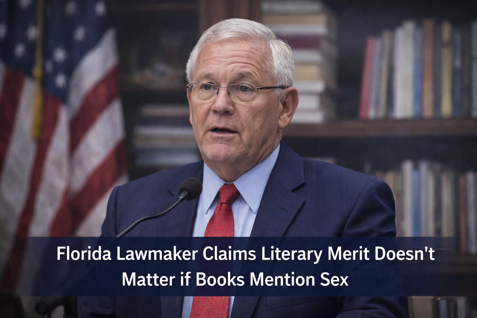 Florida Lawmaker Claims Literary Merit Doesn’t Matter if Books Mention Sex