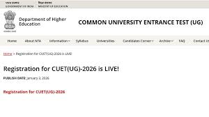 CUET UG 2026 registration is now open. Check key dates, eligibility criteria, and guidelines to secure admission to top Indian universities.