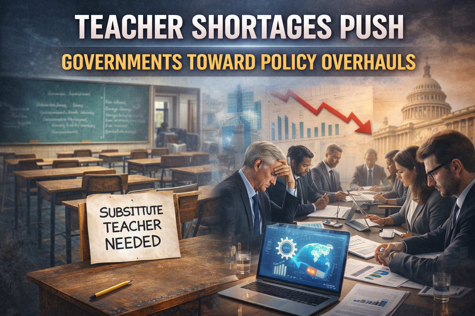 Teacher Shortages Push Governments Toward Policy Overhauls